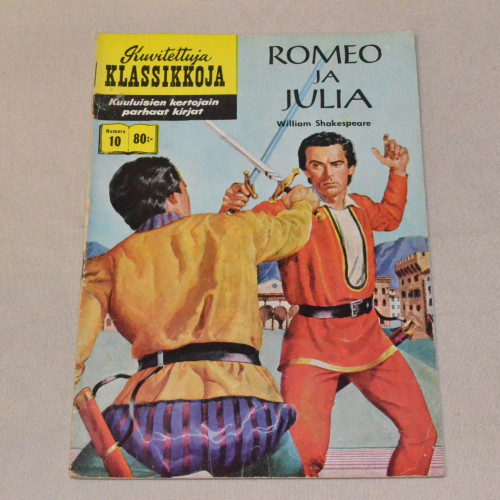 Kuvitettuja klassikkoja 10 Romeo ja Julia